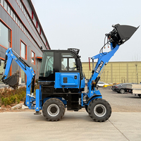 Penjualan Panas Mini Wheel Loader Backhoe Loader dengan Mesin Diesel Bersertifikat CE EPA