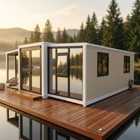 Casa Contenedor Expandible OEM ODM de Fábrica, Villa Prefabricada Portátil Expandible en Oferta para Uso en Glamping, Resorts y Alojamientos Rurales Junto al Lago