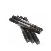 Chemical-Resistant M10*100mm HDG Black Coted Stud Bolt ASTM A193 8.8 10.9 B8M Rod with Nuts ASTM A194 GR.8M