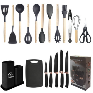 19-Piece Silicone Kitchen Utensil Set