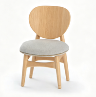 Maison de poupée Miniature meubles chaise en bois fait à la main 1:12 échelle maison de poupée Table à manger chaise accessoires