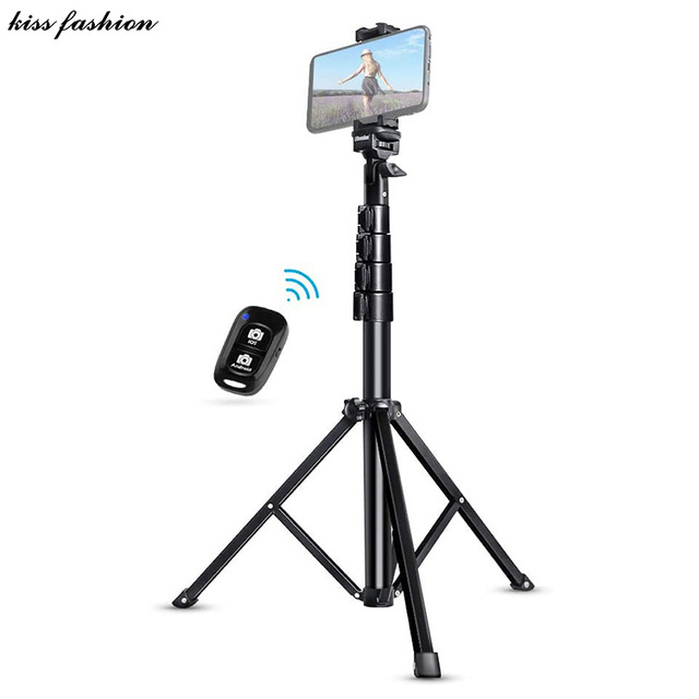 63-Inch Modern Design Selfie Stick with Detachable Extendable Aluminum Tripod Compatible for iPhone & Android Cell Phones