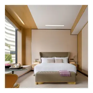 Hiện Đại Nội thất khách sạn Custom made 5 sao FF & E dự án khách sạn sang trọng phòng ngủ đồ nội thất phòng ngủ Set