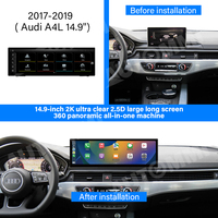 Actualización de Pantalla Original para Auto A4L, Pantalla Android de 14.9 Pulgadas, Apple CarPlay y Android Auto Inalámbricos para Audi A4L