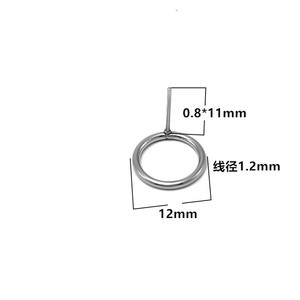 <b>Stud</b> <b>Earrings</b> 316L Stainless Steel Round Smooth Simple Fashionable DIY Pendant <b>Earrings</b> For Women <b>Men</b> Jewelry Accessories - Product Image 2