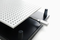 Máquina de serigrafía de pasta de soldadura de alta precisión NeoDen FP2636, impresora Manual de plantilla para montaje de PCB