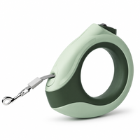 Nouvelle laisse rétractable automatique lumineuse pour chien, laisse pour chien de style moderne, fournitures pour animaux de compagnie, vente en gros de laisses pour chiens