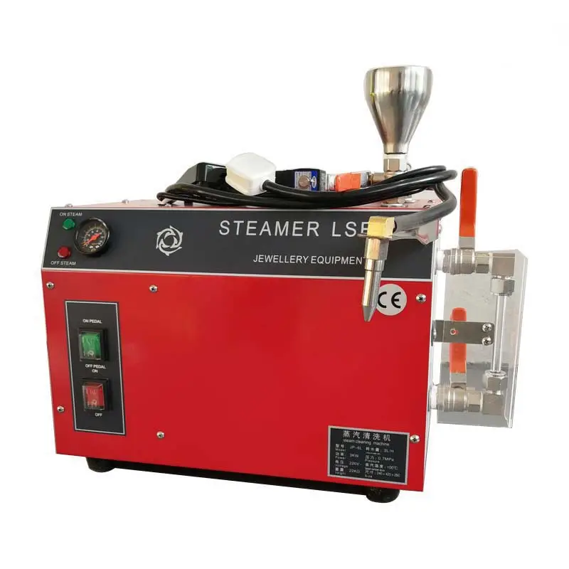 الجملة الصائغ أدوات 6L مجوهرات معدات تنظيف عالية درجة الحرارة البخار نظافة آلة