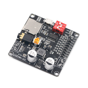 Fuente de alimentación de 12V/24V, módulo de reproducción de voz de 10W/20W, compatible con tarjeta Micro <span class=keywords><strong>SD</strong></span>, reproductor de música MP3 para <span class=keywords><strong>Arduino</strong></span>, 1 unidad - Product Image 3