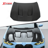 XTREME Capot Moteur Avant en Fibre de Carbone Sec Léger et Ventilé pour BMW G22 G23 G26 420i 430i M440i (2020-2029)