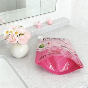 Pochette à bec verseur en PE imprimée sur mesure, directement de l'usine, pour savon liquide, avec impression héliogravure, recyclable, pour usage personnel - Product Image 6