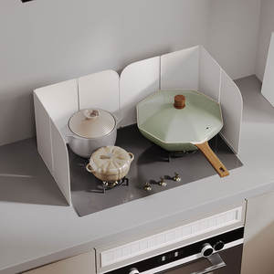 Déflecteur d'éclaboussures d'huile de cuisine en métal pliant cuisson friture protecteur bouclier anti-éclaboussures panneaux anti-éclaboussures <span class=keywords><strong>plaque</strong></span> de cuisinière à <span class=keywords><strong>gaz</strong></span> - Product Image 2