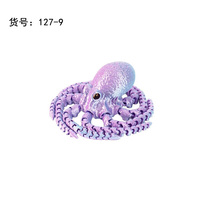 Figur Hewan Artikulasi Cetak 3D Mainan Fidget dengan Sendi yang Dapat Digerakkan Ornamen Meja Kantor Mainan Anak Dewasa Kerajinan Model Hadiah