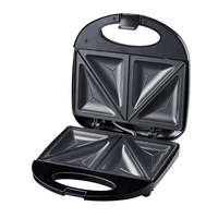 Machine à sandwich fixe personnalisée à 2 tranches Surface de cuisson antiadhésive Mini grille-pain Presse à gaufres Grill Machine avec la meilleure qualité