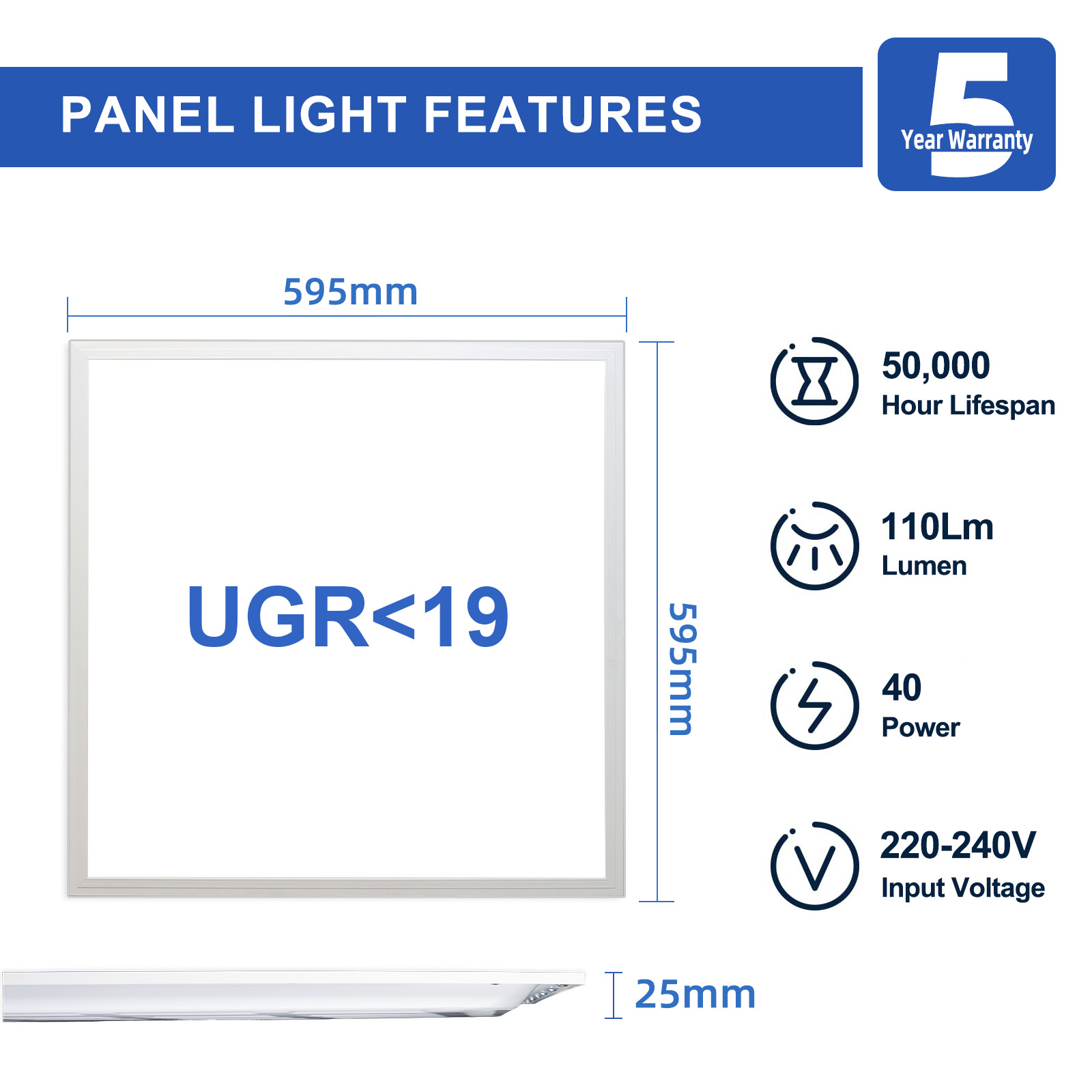 1200x600 led panel light
