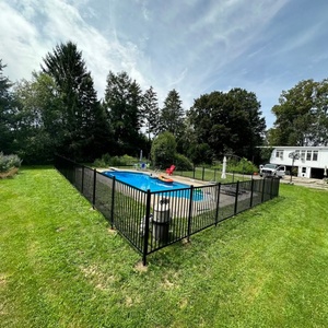 Clôture <span class=keywords><strong>de</strong></span> piscine en aluminium standard australienne Panneaux tubulaires conformes à la norme australienne Conception <span class=keywords><strong>de</strong></span> latte - Product Image 5