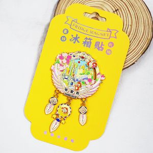 Imán de Refrigerador Metálico 3D Clásico y Duradero con Diseño de Lugares Emblemáticos de Zhangjiajie, Changsha y Fenghuang, Recuerdo Turístico - Product Image 5