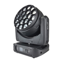 Lampe de lavage mobile Mega 19X40W Bee Eye RGBW 4 en 1 Zoom DMX512 LED Mobile Head Lyre Beam Disco Lights