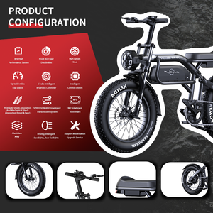 60กม. จักรยานในเมืองแบตเตอรี่ลิเธียม72V 36V โครงเหล็กคาร์บอนอลูมิเนียมอัลลอยด์แผ่นดิสก์กลาง50กม. - Product Image 2