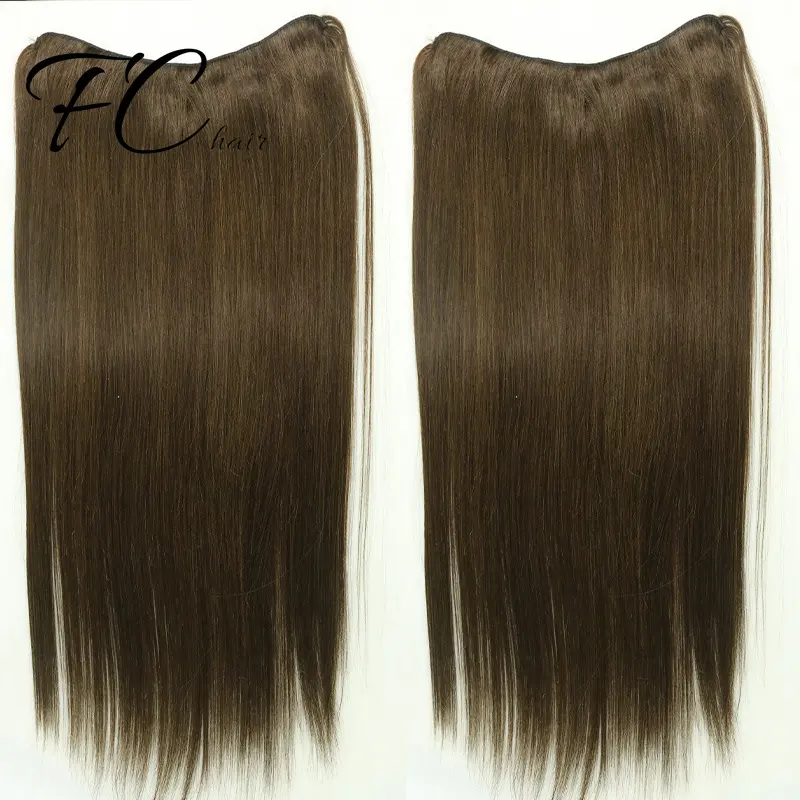 Tangle Free 14-28 inch Straight 100 g/ 120 g/ 160 g clips ins double drawn Human Hair Extensions