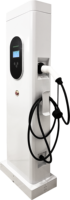 TARY Nouvelle borne de recharge rapide sur pied à double pistolet 22 kW pour véhicules électriques, station de charge murale AC 220 V