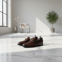 Nouveaux Mocassins Homme en Cuir Véritable Faits Main, Respirants, Style Britannique, pour Bureau, Carrière, Mariage, Rehaussant la Taille