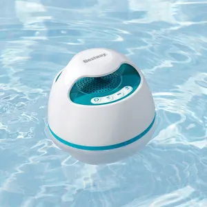 Bestway 58700发光二极管蓝牙扬声器户外音乐波游泳池水上漂浮便携式防水电池塑料有源