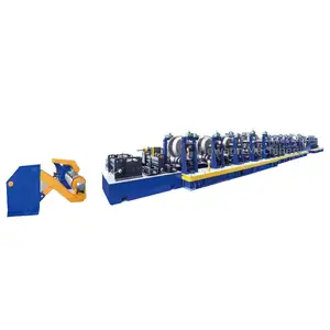 Metal Exhaust Pipe Making Machine Steel Structure Works Used Iron Tube Making Machine In Round/Square Shapes