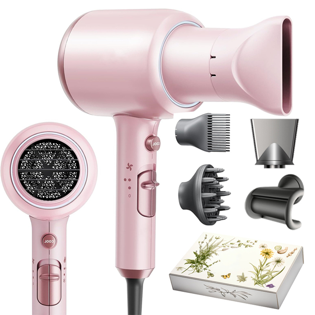 Professional Ionic Hair Dryer with Negative Ions 110000rpm Motor Speed for Hotels and Travel