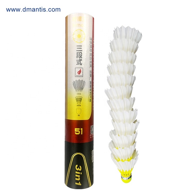 OEM Top Quality Hot Sale Professional Training Badminton Shuttlecock