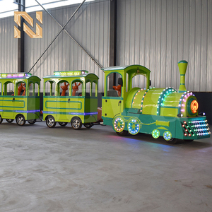 <span class=keywords><strong>Tren</strong></span> Turístico Eléctrico sin Rieles para Parques <span class=keywords><strong>de</strong></span> Atracciones, <span class=keywords><strong>de</strong></span> 16-24 Asientos, para Niños, en Venta - Product Image 3