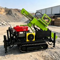 Foreuse d'exploration sur chenilles portable de 20 m, diesel hydraulique, pour carottage diamanté et échantillonnage de sol agricole, modèle BZ-20TL YJC