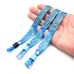 Bracelets en polyester avec impression par transfert thermique - Bandes d'accès pour événements, fêtes et sports - Product Image 3