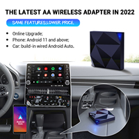 Linknew CP-79 2023, Adaptador Inalámbrico Plug and Play para Carplay y Android Auto con Control por Voz Siri y Google