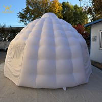 Tente de maison igloo gonflable personnalisée de 4,5 m pour le parc, la cour, le camping, les activités