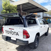 Best-seller : auvent de camion en alliage d'aluminium avec fenêtres coulissantes pour pick-up Hilux et Tacoma