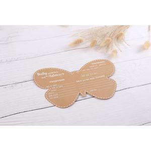 Decorazioni per Baby Shower farfalla-biglietti da visita Baby Shower per i genitori-giochi Baby Shower per ragazza-(farfalla) - Product Image 5