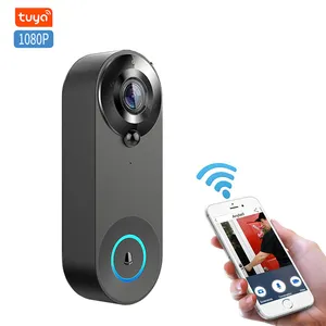 2023 New Home Security 1080P Waterproof Ring Video Smart Wireless Wifi Doorbell Tuya Smartlife Door Bell Camera