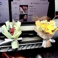 Diffuseur de parfum pour voiture à clipser, bouquet de fleurs séchées de tournesol et de rose, aromathérapie, désodorisant, décoration, cadeau