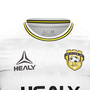 Seragam Tim Sepak Bola Lengan Panjang Bahan Polyester 100% Bernapas Ukuran Besar untuk Pria - Product Image 3