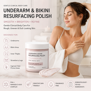<span class=keywords><strong>Exfoliante</strong></span> Corporal Suave KUZEE con Ácido Mandélico y PHA <span class=keywords><strong>para</strong></span> <span class=keywords><strong>Rostro</strong></span>, Axilas y Zona del Bikini, Aclara Axilas Oscuras y Elimina Vellos Encarnados - Product Image 3