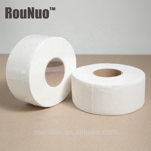 Rounuo mejor venta jumbo rollo de papel higiénico de pulpa de <span class=keywords><strong>2</strong></span> capas de tejido - Product Image 4