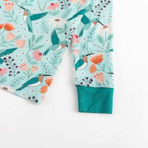 Directo de fábrica al por mayor Logo manga larga bambú bebé mamelucos Ropa De <span class=keywords><strong>Bebe</strong></span> Spandex cremallera bambú bebé <span class=keywords><strong>Pijamas</strong></span> - Product Image 4