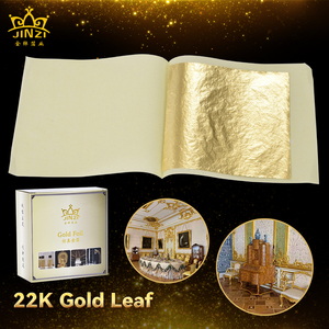 Venta Directa de Fábrica: Láminas de Oro de 22K (9.33*9.33 cm, 14*14 cm) para Recubrimiento de Estatuas de Buda - Product Image 1