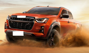 Accessoires extérieurs en fibre de carbone WZXD RHD, couvre-poignées de porte, autocollants de voiture 2020 pour DMAX - Product Image 2