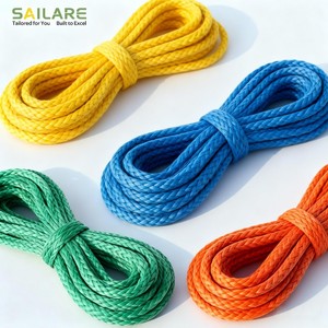 Corde en UHMWPE Dyneema ultra haute résistance 2 mm 3 mm 4 mm 5 mm 6 mm 8 mm pour applications industrielles de levage, de remorquage et de gréement - Product Image 1