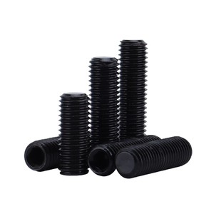 M3 <b>M4</b> M5 M6 M8 M10 DIN913 Grade 12.9 Black Oxide Steel Hex Grub Socket Set <b>Screws</b> with Flat Point - Product Image 3