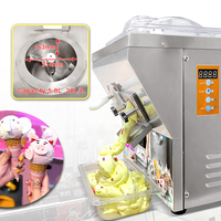 Machine à Glace Italienne Commerciale Intelligente 7L, Nouvelle Machine Verticale à Faible Bruit pour Lait et Fruits, Congélateur par Lots 110V/220V