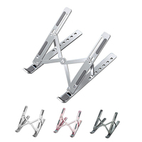 Support d'ordinateur portable en alliage d'aluminium Hauteur réglable Support pliable pour tablette de bureau Support pour ordinateur portable Support pour tablette Soporte Para