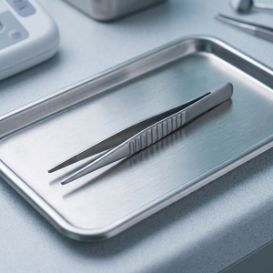 Pinzas Quirúrgicas con Mordazas Dentadas para Disección y Aplicación de Apósitos en Quirófano, Instrumentos de Alta Calidad - Product Image 3